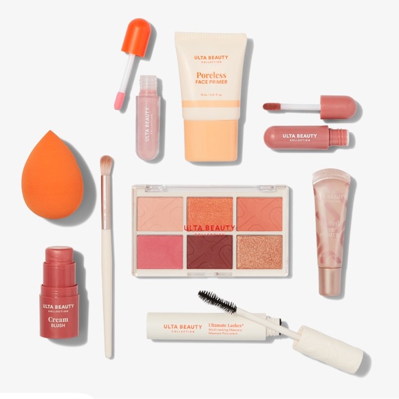Ulta Beauty Other - New! ✨ Ulta Beauty 10 pc makeup bag, orange